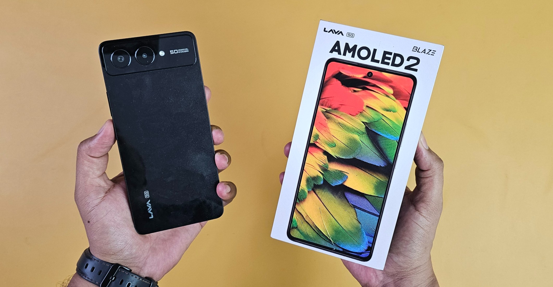 LAVA Blaze AMOLED 2 smartphone with AMOLED display and 50MP Sony camera