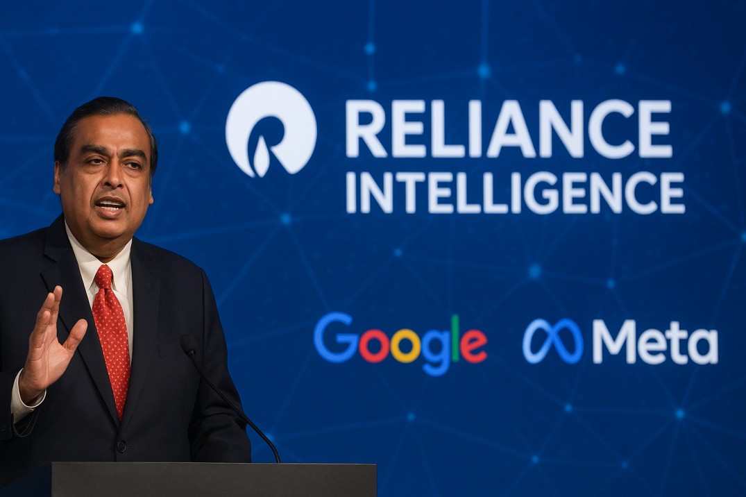 Reliance Intelligence Launch (सितंबर 2025): Google और Meta के साथ मिलकर RIL की AI में बड़ी एंट्री