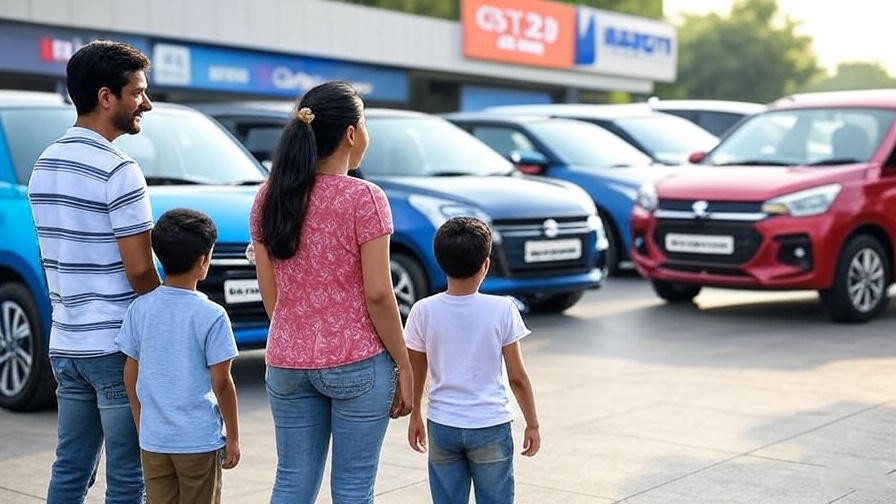 showcasing affordable cars after GST 2.0 reforms in India.